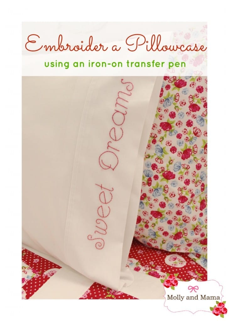 Embroider a Pillowcase with Molly and Mama
