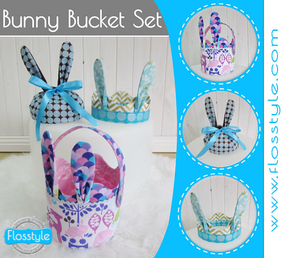 Bunny Bucket Pattern from Flosstyle