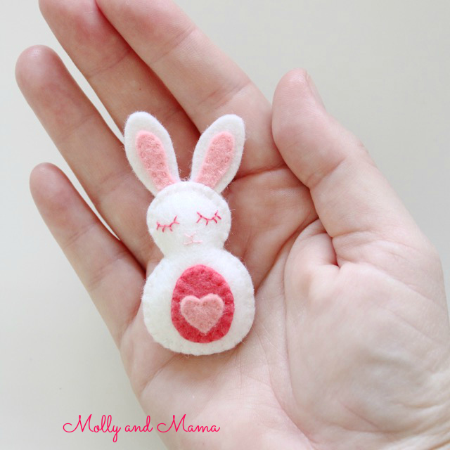 Only 2.5 inches tall - The Molly and Mama Bitty Bunnies