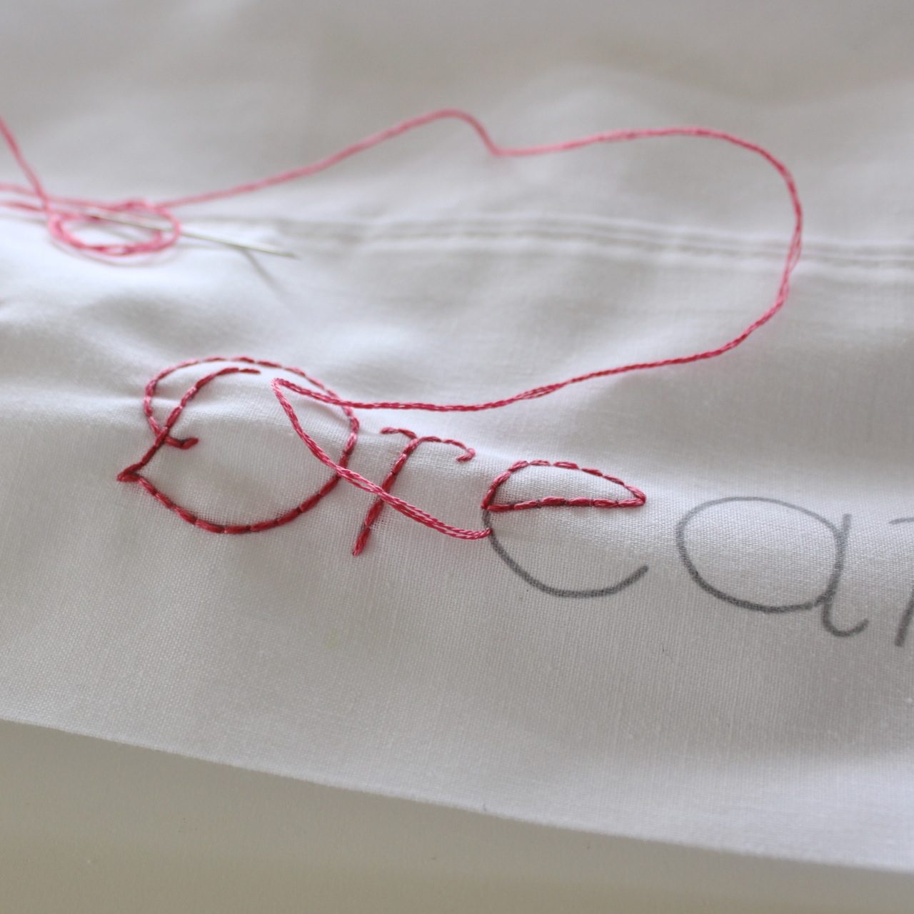 Embroider a Pillowcase with Molly and Mama07