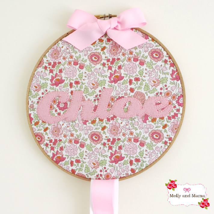 Personalised Head Band Holder - tutorial by Molly and Mama