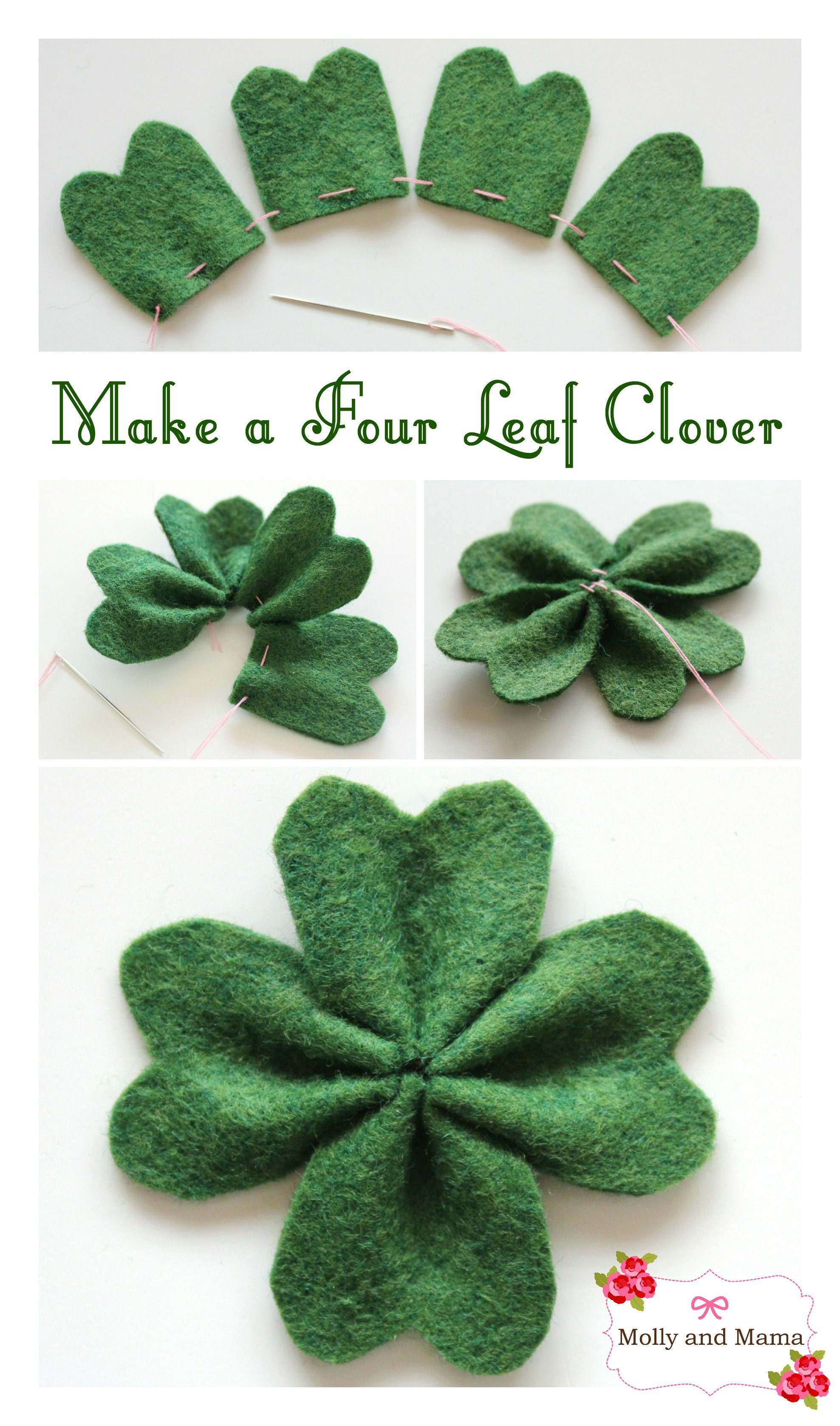 Make a Four Leaf Clover by Molly and Mama