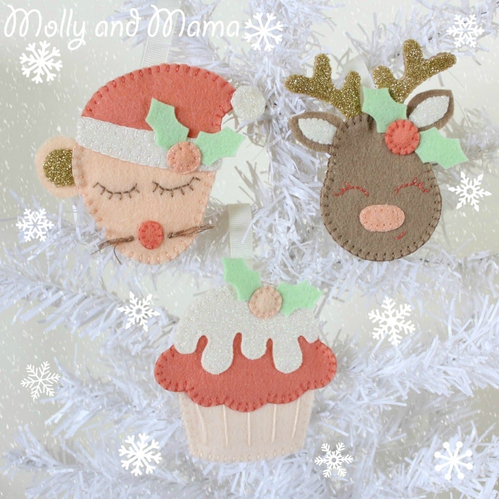 Festive Felties pattern by Molly and Mama