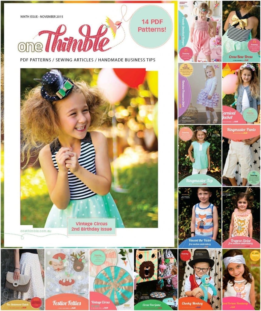 One Thimble Issue 9 Patterns