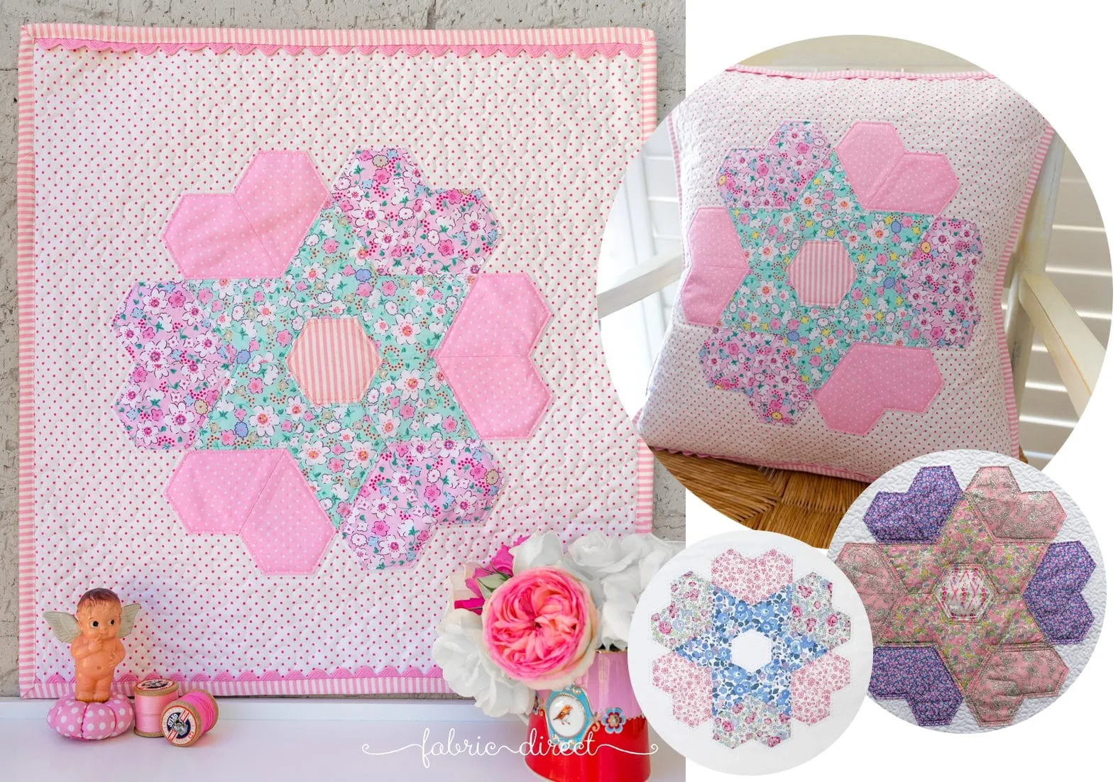 Love is in the stars by Fabric Direct