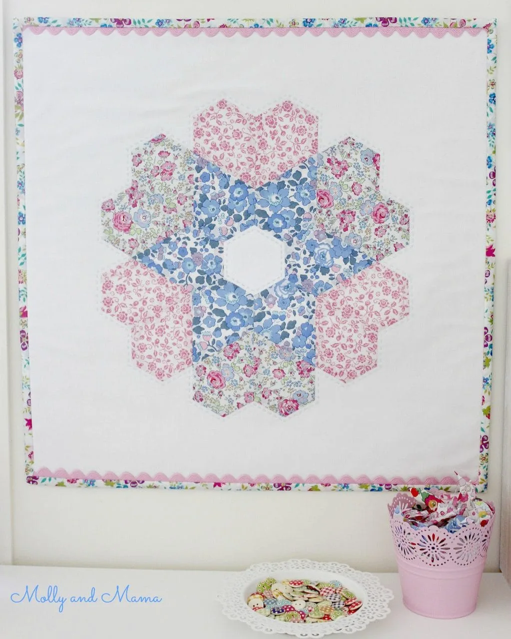 The Love is in the Stars Block from Fabric Direct
