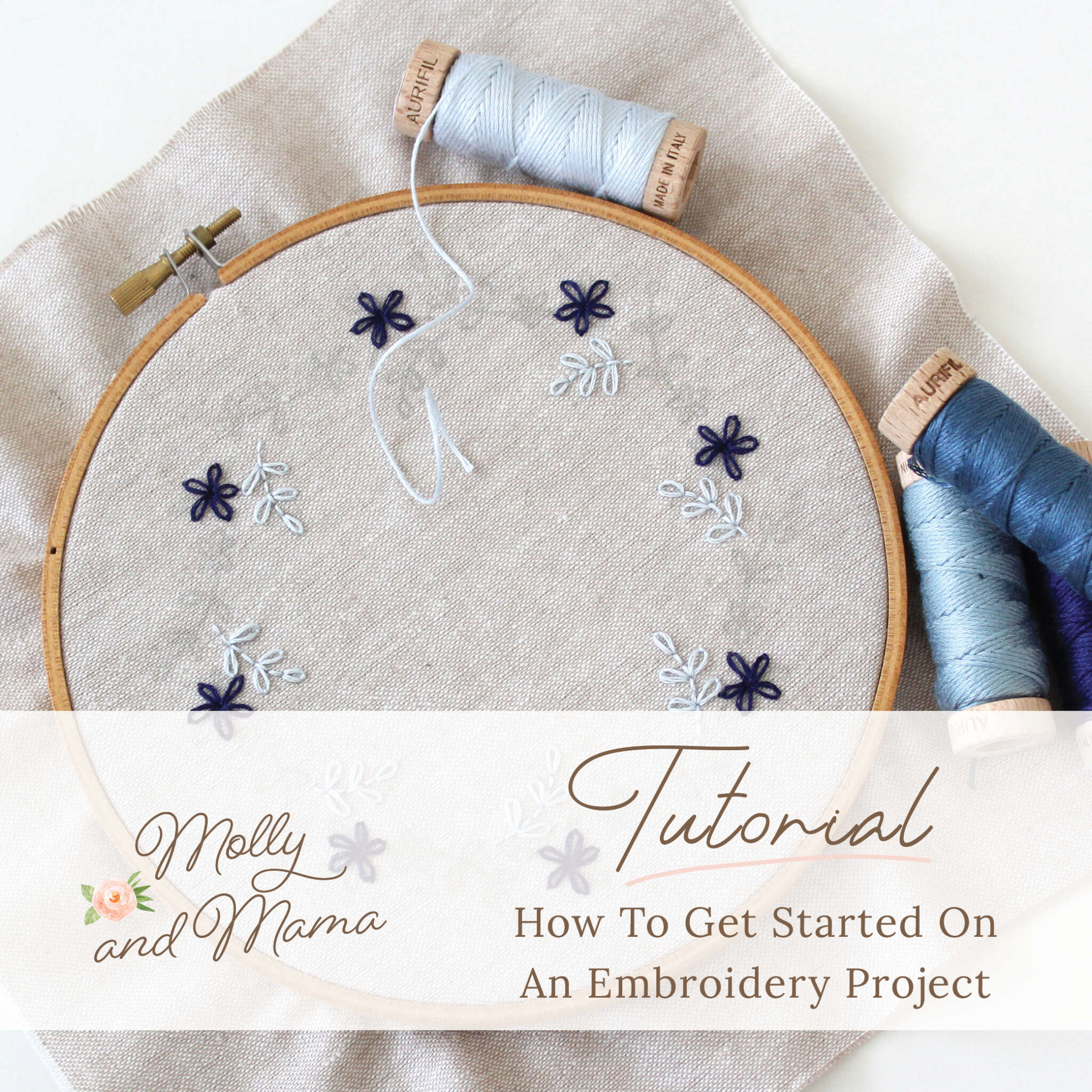 How to Transfer and Stabilize an Embroidery Pattern 